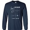 Inktee Store - Star Wars Tie Fighter Black Squadron Long Sleeve T-Shirt Image