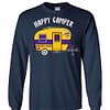 Inktee Store - Minnesota Vikings Happy Camper Long Sleeve T-Shirt Image
