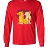 Inktee Store - Disney Lion King Simba Nala Love Valentine'S Long Sleeve T-Shirt Image