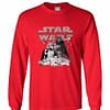 Inktee Store - Star Wars Force Awakens Sketch Long Sleeve T-Shirt Image