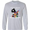 Inktee Store - Never Walk Alone Father And Son Autism Awareness Long Sleeve T-Shirt Image