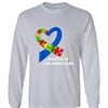 Inktee Store - Autism Awareness Day Long Sleeve T-Shirt Image