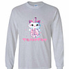 Inktee Store - Bubble Tea For Girls With Cute Cat Face Cup Long Sleeve T-Shirt Image