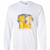 Inktee Store - Disney Lion King Simba Nala Love Valentine'S Long Sleeve T-Shirt Image