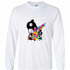 Inktee Store - Never Walk Alone Father And Son Autism Awareness Long Sleeve T-Shirt Image