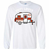 Inktee Store - Chicago Bears Happy Camper Long Sleeve T-Shirt Image
