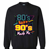 Inktee Store - Retro 80S Baby 90S Made Me Graphic Sweatshirt Image