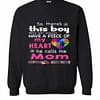 Inktee Store - There'S This Boy - He Call Me Mom - Autism Awareness Sweatshirt Image