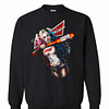 Inktee Store - Harley Quinn Budweiser Fan Sweatshirt Image