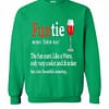 Inktee Store - Funtie Definition The Fun Aunt Like A Mom Funny Wine Sweatshirt Image