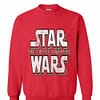 Inktee Store - Star Wars Force Awakens Distressed Logo Sweatshirt Image