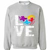 Inktee Store - Autism Awareness For Autism Mom Dad Sweatshirt Image