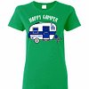 Inktee Store - Los Angeles Dodgers Happy Camper Women'S T-Shirt Image