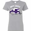 Inktee Store - Kansas State Wildcats Happy Camper Women'S T-Shirt Image