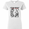 Inktee Store - Star Wars Force Awakened Squared Women'S T-Shirt Image