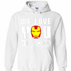Inktee Store - We Love You 3000 Iron Man - My Avengers Hero Hoodies Image