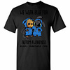 Inktee Store - Baby Groot And Toothless We Wear Blue For Autism Men'S T-Shirt Image