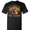 Inktee Store - Cat Goose Don'T Mess With The Flerkin Sunset Men'S T-Shirt Image