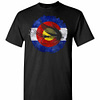 Inktee Store - Colorado Flag With Fly Fishing Design For Men Woman Men'S T-Shirt Image