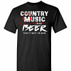Inktee Store - Country Music And Beer That'S Why I'M Here Men Women Men'S T-Shirt Image