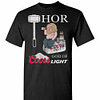 Inktee Store - Fat Thor God Of Coors Light Men'S T-Shirt Image