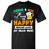 Inktee Store - Fishing Beer Make Me Happy Humans Men'S T-Shirt Image