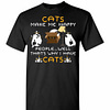 Inktee Store - Cats Make Me Happy People ... Well That'S Why I Have Men'S T-Shirt Image