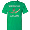 Inktee Store - Behind Every Cheerleader Who Believes In Herself Is A In Men'S T-Shirt Image