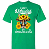 Inktee Store - Easily Distracted By Sunflowers And Cows Men'S T-Shirt Image