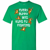 Inktee Store - Every Bunny Was Kung Fu Fighting Funny Easter'S Day Men'S T-Shirt Image