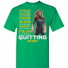 Inktee Store - Carol Danvers Crawling Is Acceptable Falling Is Puking Men'S T-Shirt Image