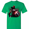 Inktee Store - Overpowered Avengers Man Captain America Deadpool Iron Men'S T-Shirt Image