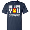 Inktee Store - We Love You 3000 Iron Man - My Avengers Hero Men'S T-Shirt Image