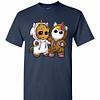 Inktee Store - Baby Groot And Unicorn Men'S T-Shirt Image