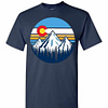 Inktee Store - Colorado Mountains Retro Vintage Vibe Design Men'S T-Shirt Image