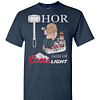 Inktee Store - Fat Thor God Of Coors Light Men'S T-Shirt Image