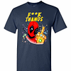 Inktee Store - Deadpool Fuck Thanos Men'S T-Shirt Image