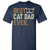 Inktee Store - Best Cat Dad Ever Men'S T-Shirt Image