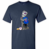 Inktee Store - Baby Groot Hug Chicago Cubs Hat Men'S T-Shirt Image