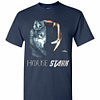 Inktee Store - Wolf Game Of Thrones Iron Man Marvel Avengers Endgame Men'S T-Shirt Image