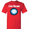 Inktee Store - I Love You 3000 Iron Man Arc Reactor For Fan Iron Man Men'S T-Shirt Image
