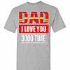 Inktee Store - I Love You 3000 Times Marvel Iron Man Men'S T-Shirt Image