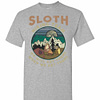 Inktee Store - Camping Sloth Hiking Team We Will Get There When We Get Men'S T-Shirt Image