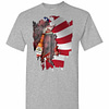 Inktee Store - Independence Day 4Th Of July Budweiser America Flag Men'S T-Shirt Image