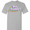 Inktee Store - Yes Paddy Rainbow St Pattys Day Daddy Lgbt Gay Pride Men'S T-Shirt Image