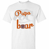 Inktee Store - Chicago Bear Papa Bear Men'S T-Shirt Image
