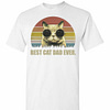 Inktee Store - Vintage Best Cat Dad Ever Men'S T-Shirt Image