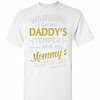 Inktee Store - Warning I Got My Daddy'S Temper And My Mommy'S Attitude Men'S T-Shirt Image