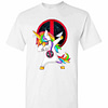 Inktee Store - Dabbing Hip Hop Unicorn Dab Deadpool Men'S T-Shirt Image