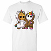 Inktee Store - Baby Groot And Unicorn Men'S T-Shirt Image